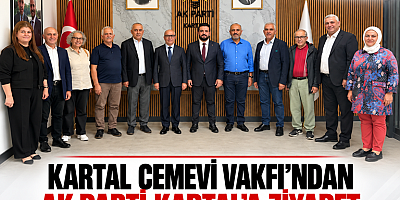 KARTAL CEMEVİ VAKFI’NDAN AK PARTİ’YE HAYIRLI OLSUN ZİYARETİ