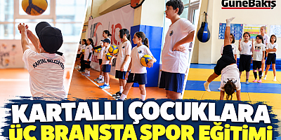 KARTAL’DA ÇOCUKLAR HEM ÖĞRENİYOR HEM SPOR YAPIYOR
