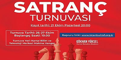 Kartal'da Cumhuriyet Kupası Satranç Turnuvası Heyecanı Başlıyor