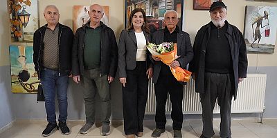 Kartal'da 'Fırçaların İzleri' Karma Resim Sergisi Açıldı