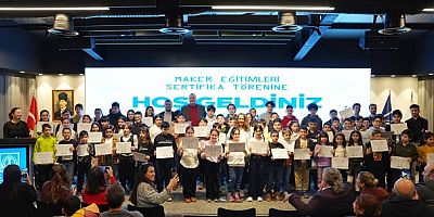 Kartal'da Maker Atölyeleri İlk Mezunlarını Verdi