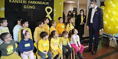 Kartal’da Sarı Balonlar, Kansere Dikkat Çekmek İçin Gökyüzüne Uçtu