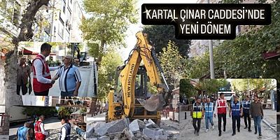 Kartal’ın Hafızası Yenileniyor: Çınar Caddesi’nde Modern Dönüşüm Başladı