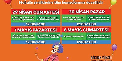 Kartallı Çocuklar Mahalle Şenliklerinde Buluşuyor