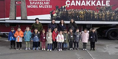 Kartallı Minikler Çanakkale Mobil Müzesinde Tarihle Buluştu