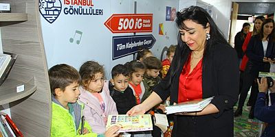 Kartallı Minikler 'Kütüphane Okuluma Geldi' Projesiyle Kitapların Büyülü Dünyasına Adım Attı