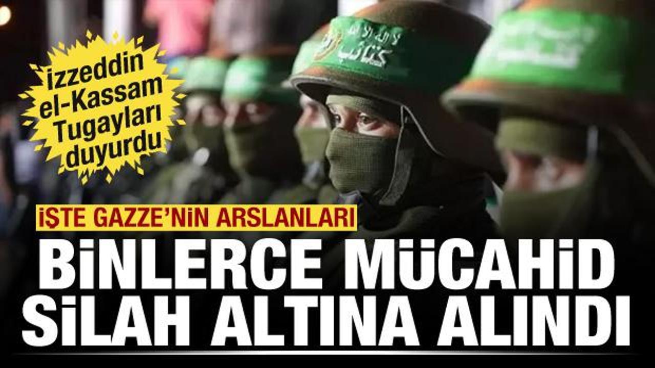 Kassam Tugayları binlerce yeni savaşçıyı eğiterek silah altına aldı