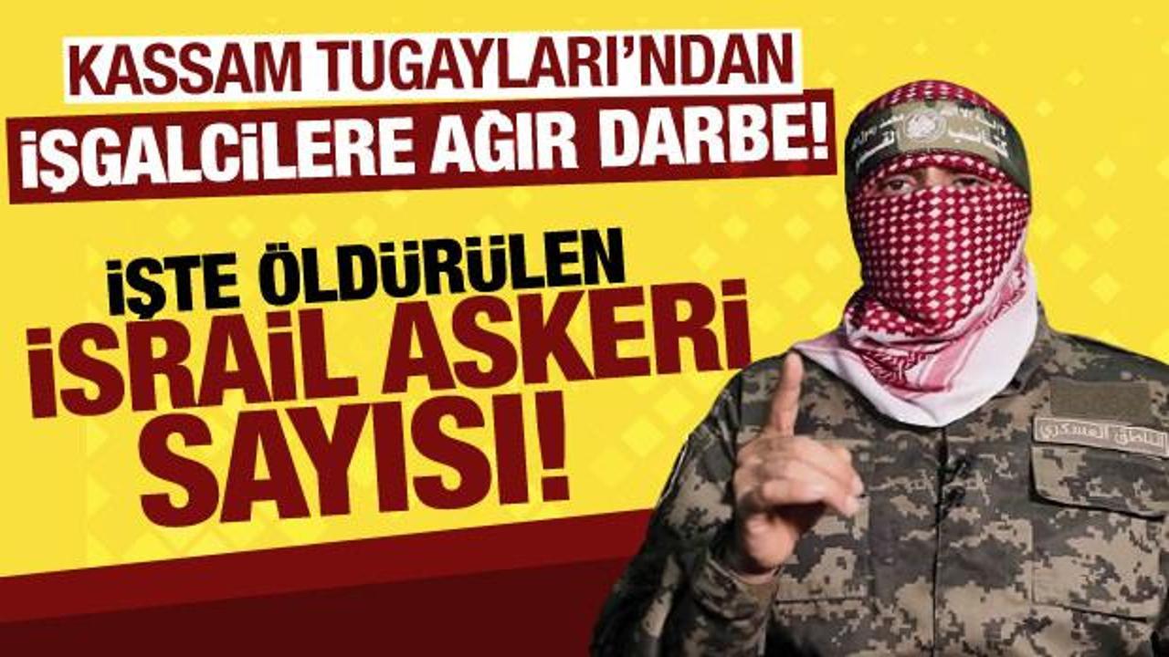 Kassam Tugayları'ndan İsrail'e ağır darbe! Son 48 saatte 40 İsrail askerini öldürdük