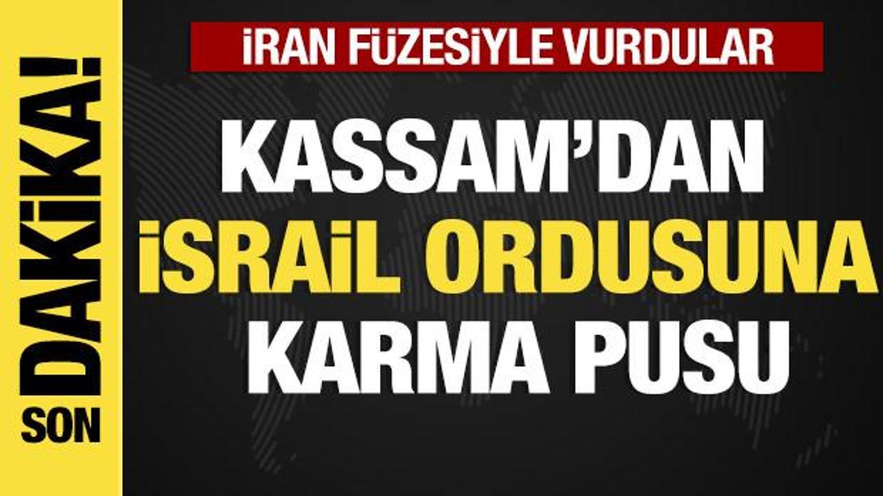 Kassam'dan İsrail askerlerine pusu: Çok sayıda ölü ve yaralı var
