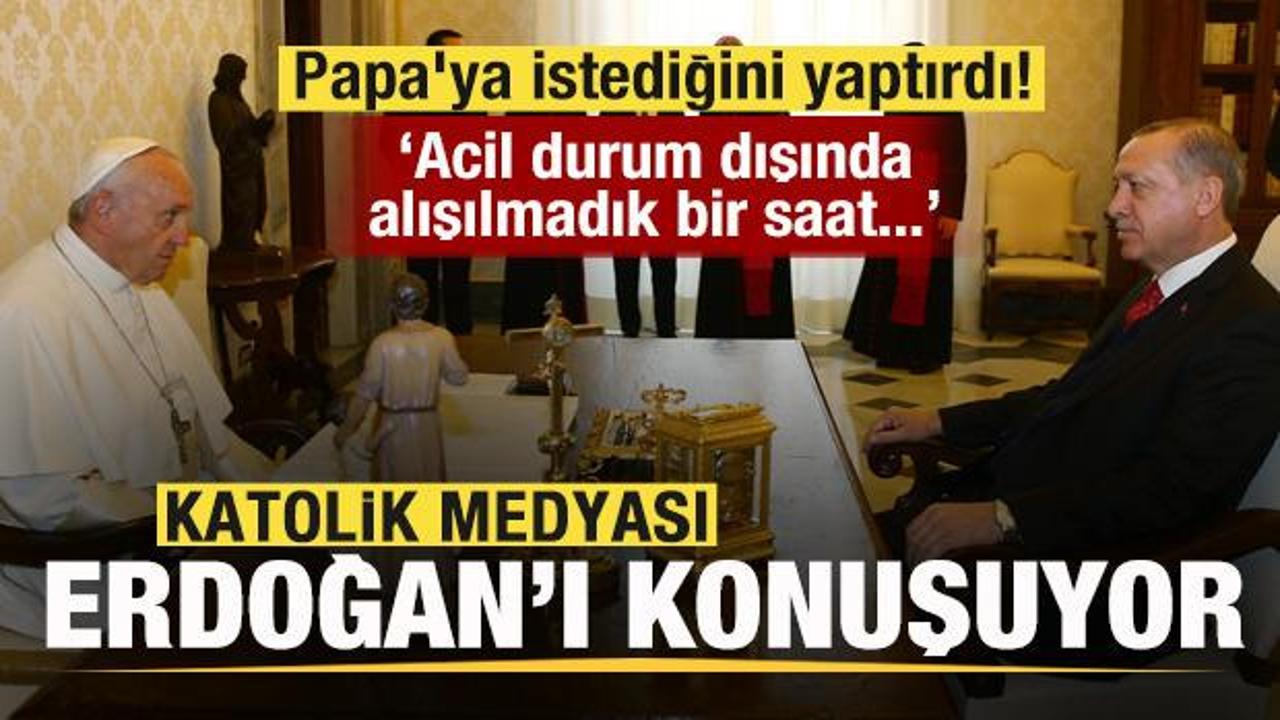 Katolik medyasından Erdoğan analizi: Papa'ya istediğini yaptırdı!