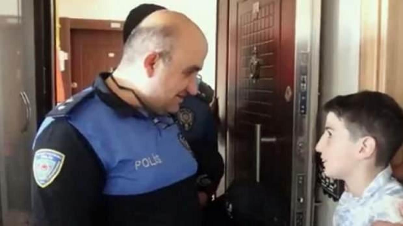 Kayseri polisinden alkışlanacak hareket