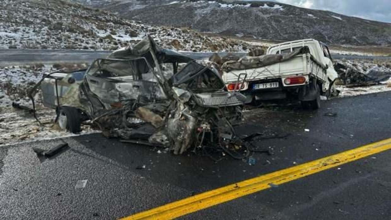 Kayseri'de feci kaza: 1 ölü, 1 yaralı