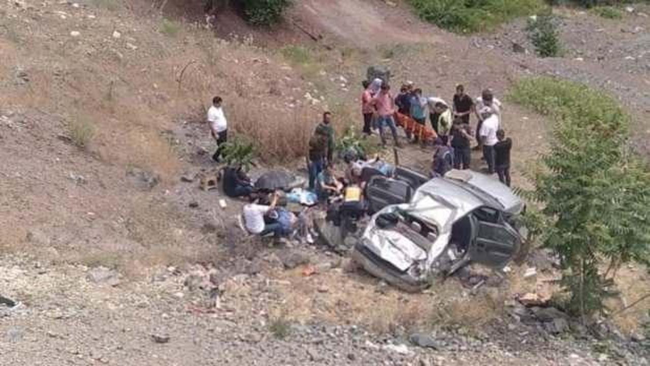 Kayseri'de otomobil şarampole yuvarlandı!