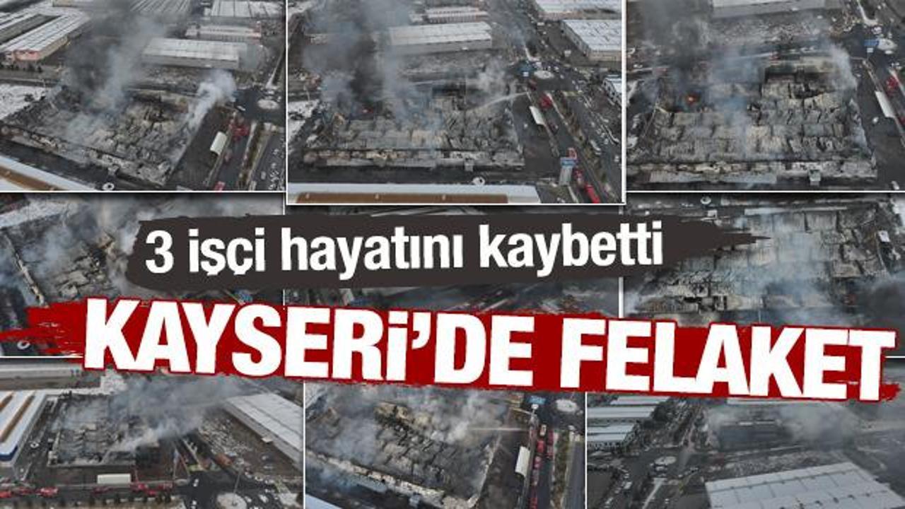 Kayseri'de yangın faciası: 3 kişi hayatını kaybetti!