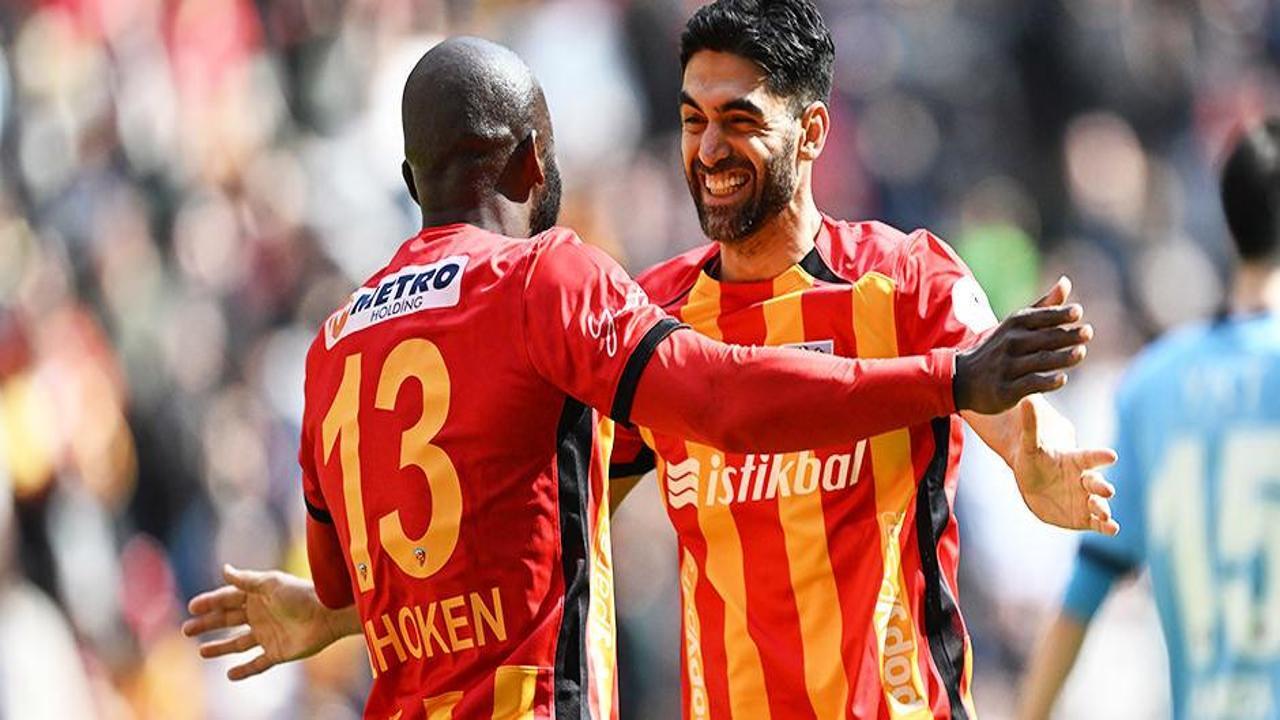 Kayserispor gaza ikinci yarı bastı! 3 puan 3 golle geldi