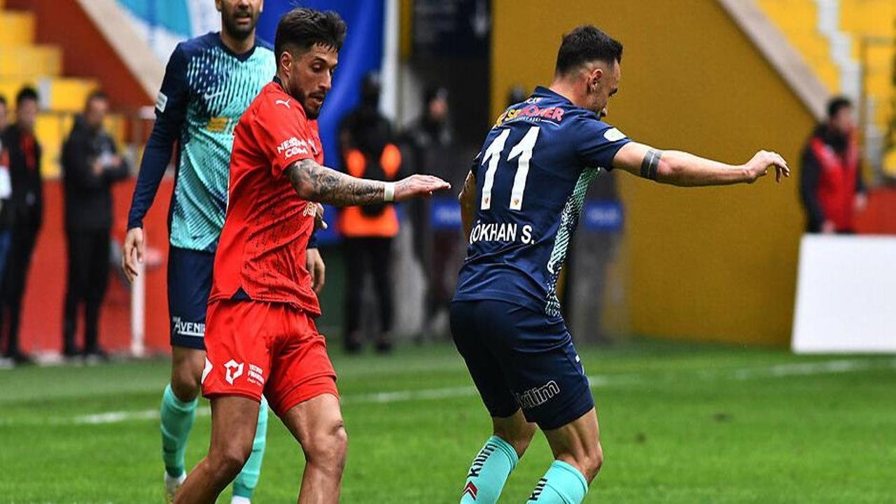 Kayserispor-Hatayspor maçından kazanan çıkmadı