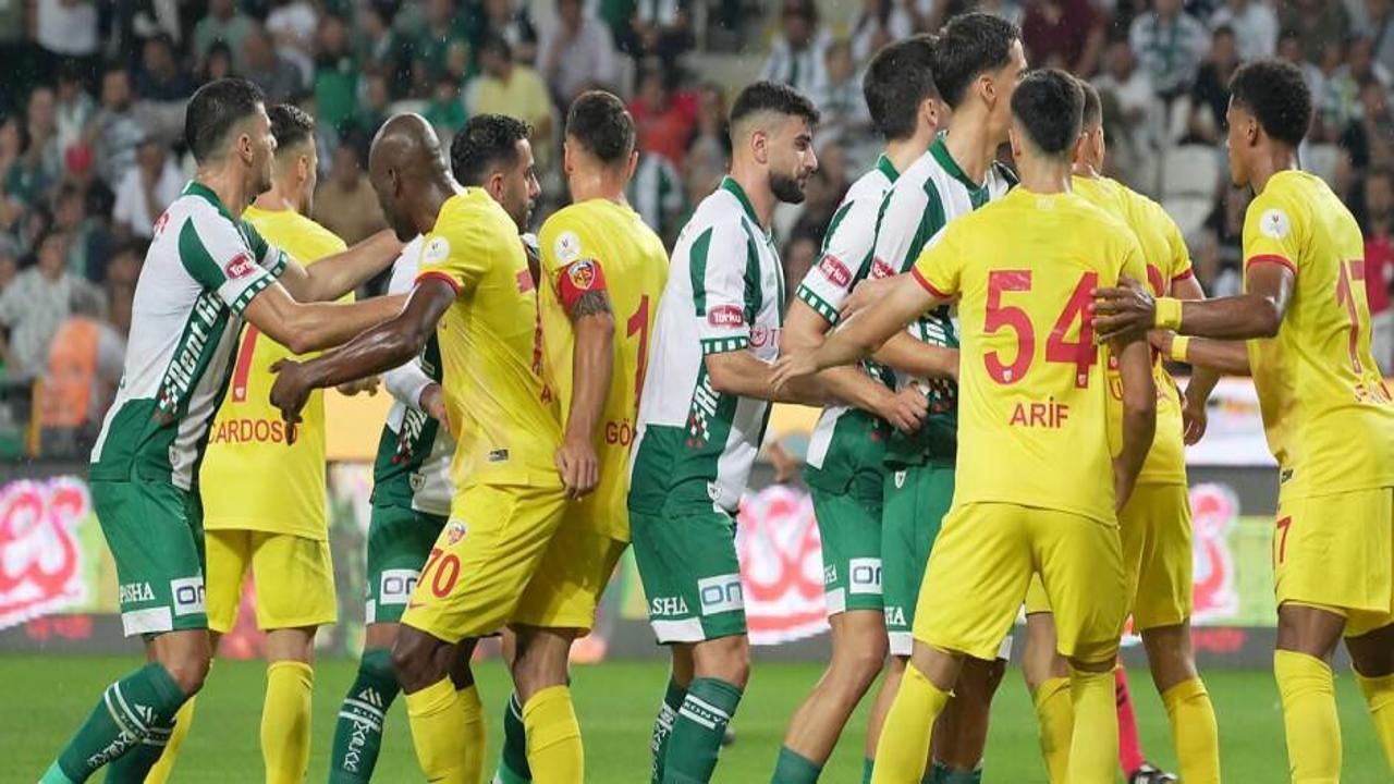 Kayserispor ilk puanını Konya'da aldı