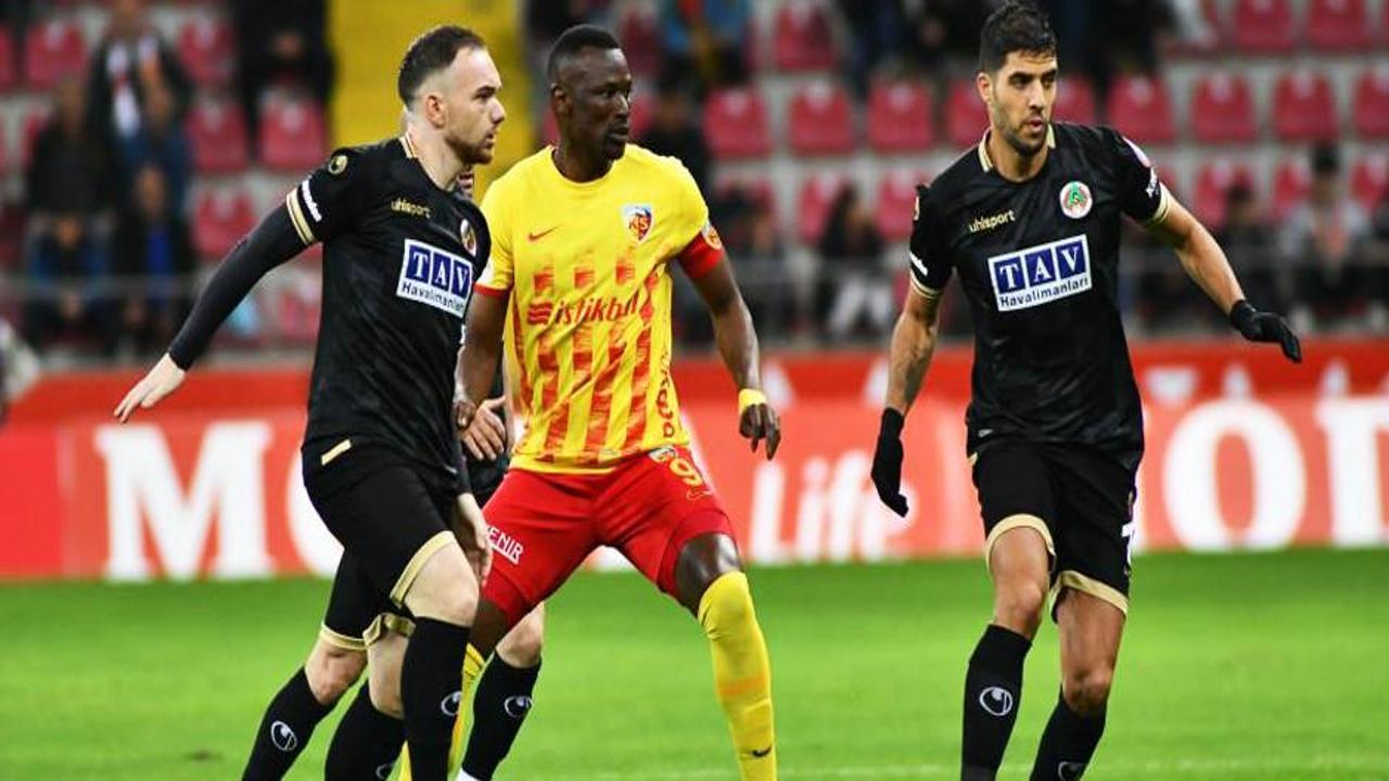 Kayserispor, üç puanı ikinci yarıda kaptı