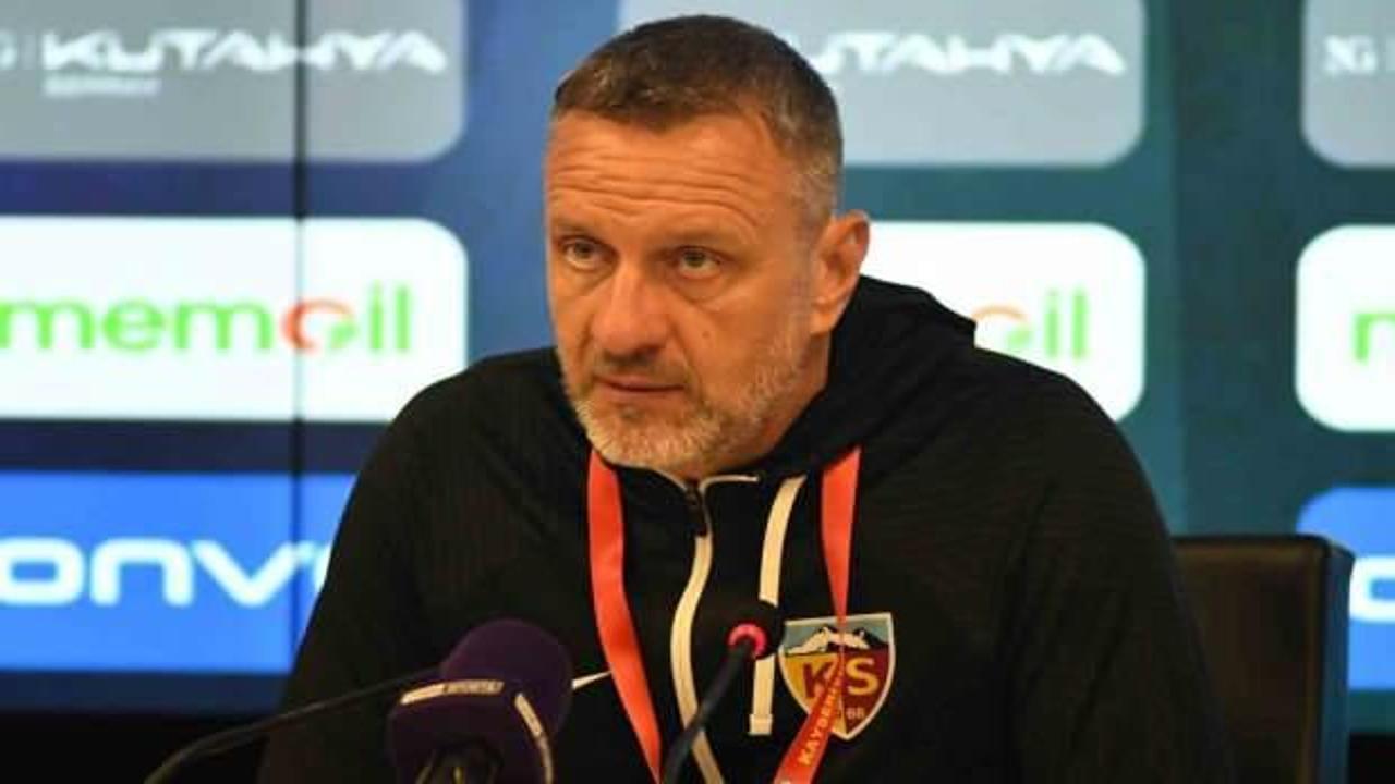 Kayserispor'da mağlubiyet üzüntüsü: Sonuna kadar zorladık