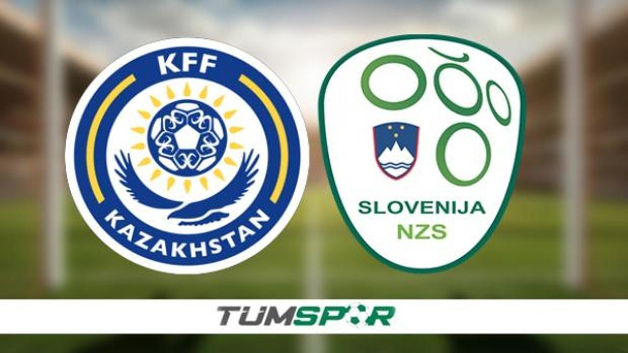 Kazakistan - Slovenya maçı hangi kanalda, saat kaçta? Kazakistan - Slovenya  maçı ne zaman?