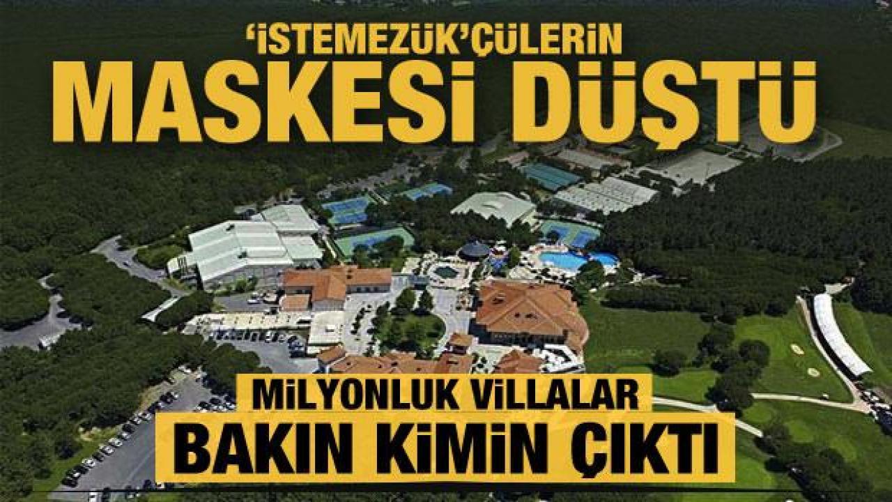 Kemer Country eylemine tepki: Milyonluk villanız değil de devletin inşaatı mı haydutluk?