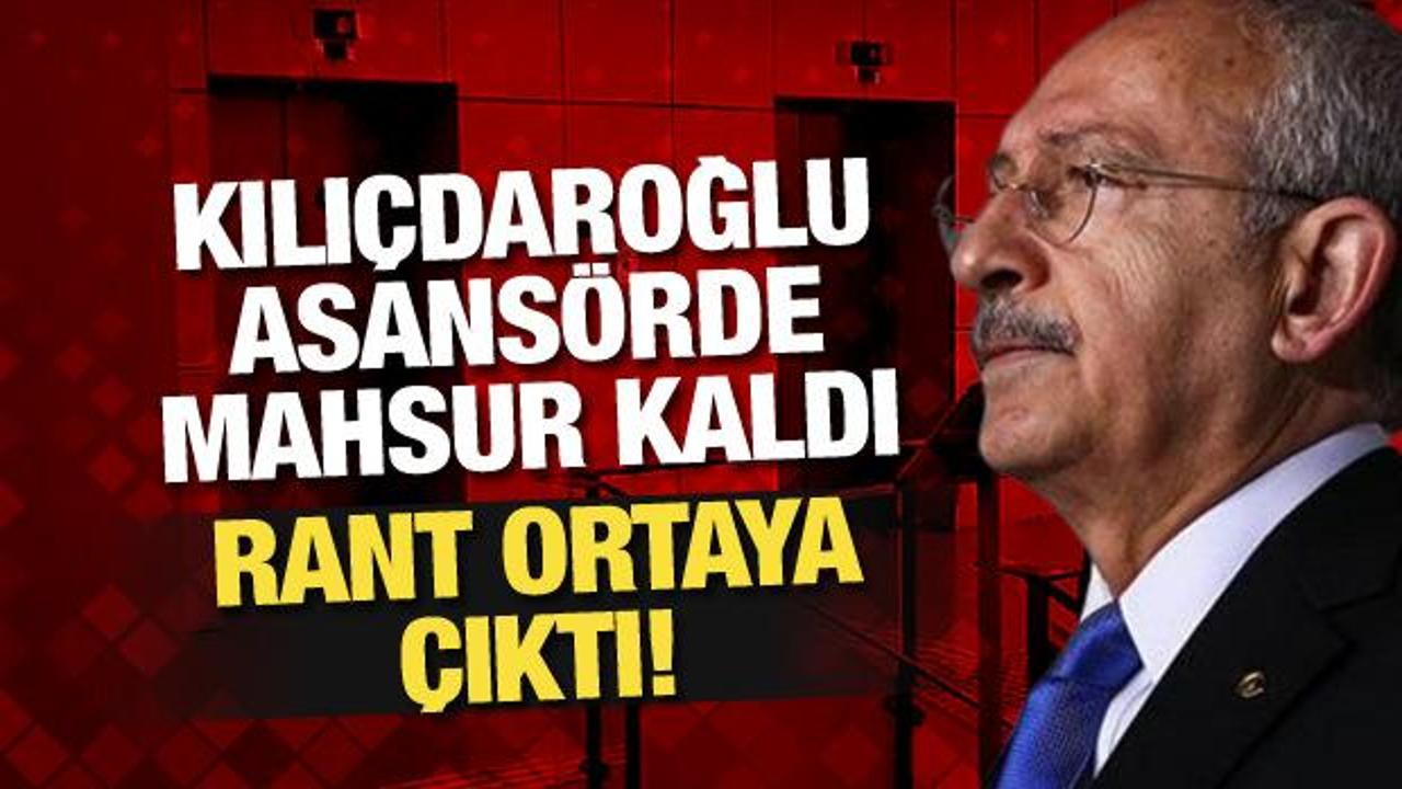 Kılıçdaroğlu asansörde mahsur kaldı! Arkasından ‘rant’ çıktı