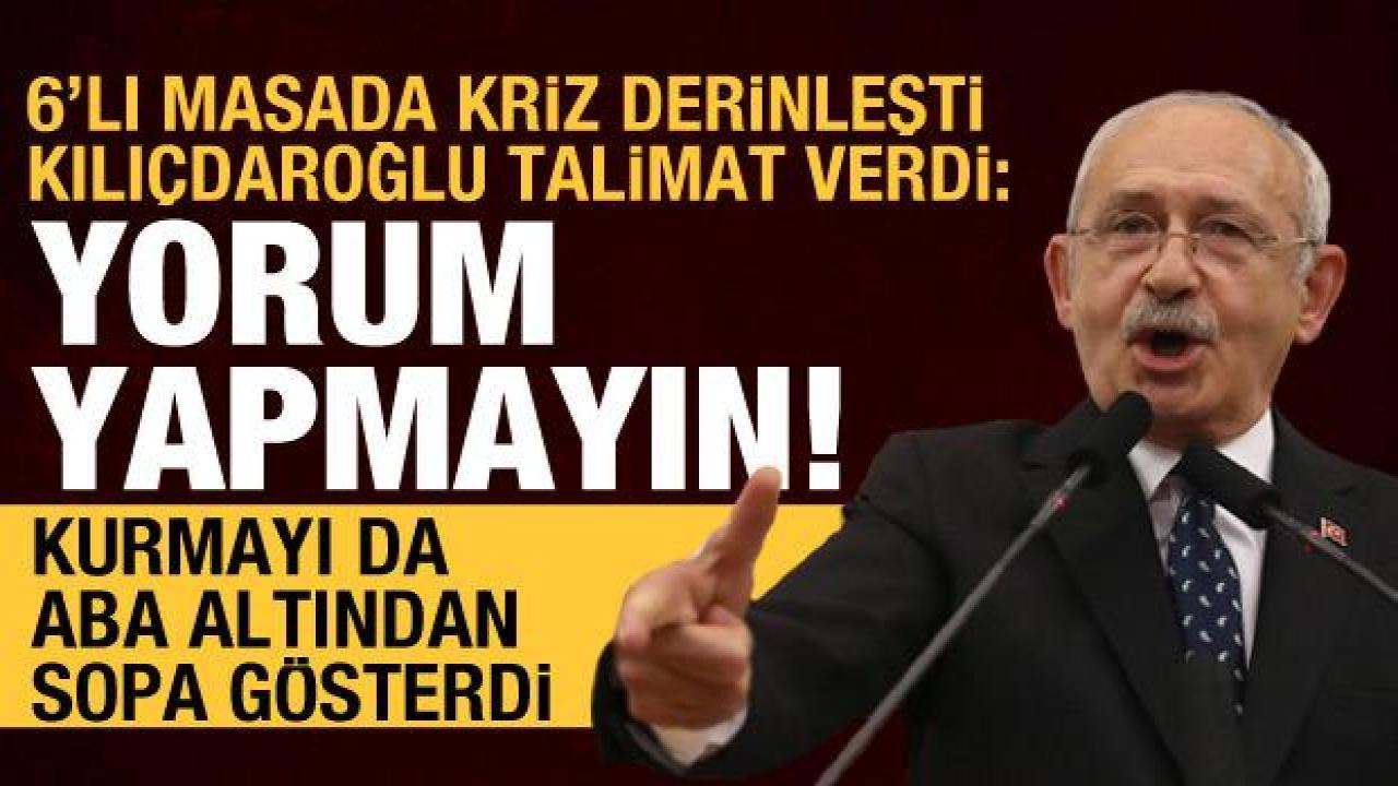 Kılıçdaroğlu'ndan kurmayları ve vekillerine 