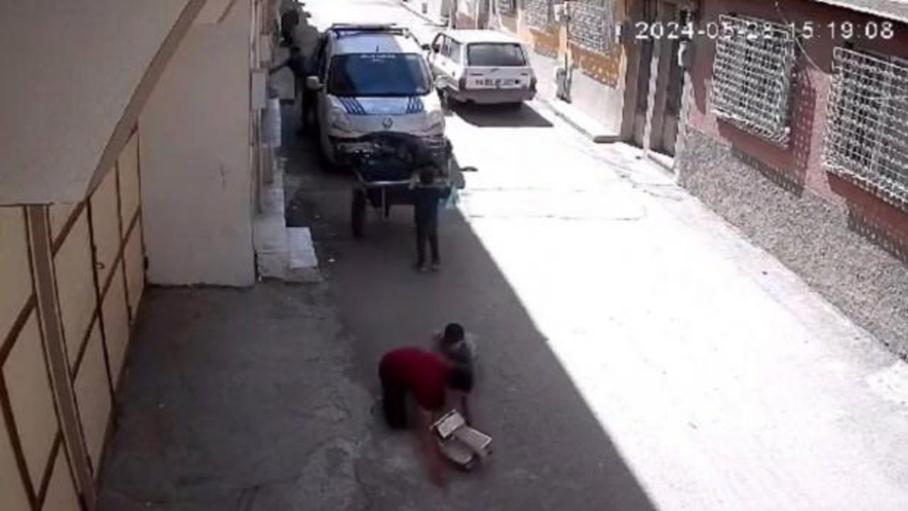 Kilis zabıtası tepki çekti! Seyyar satıcı çocuğa darp