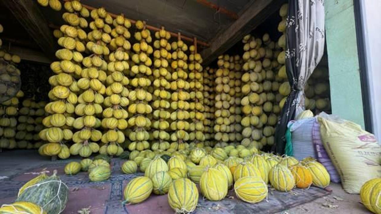 Kırkağaç kavunu kış sofraları için hazırlanıyor
