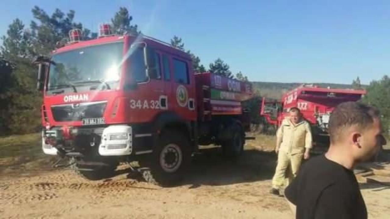 Kırklareli’nde orman yangını: 12 dekar alan zarar gördü