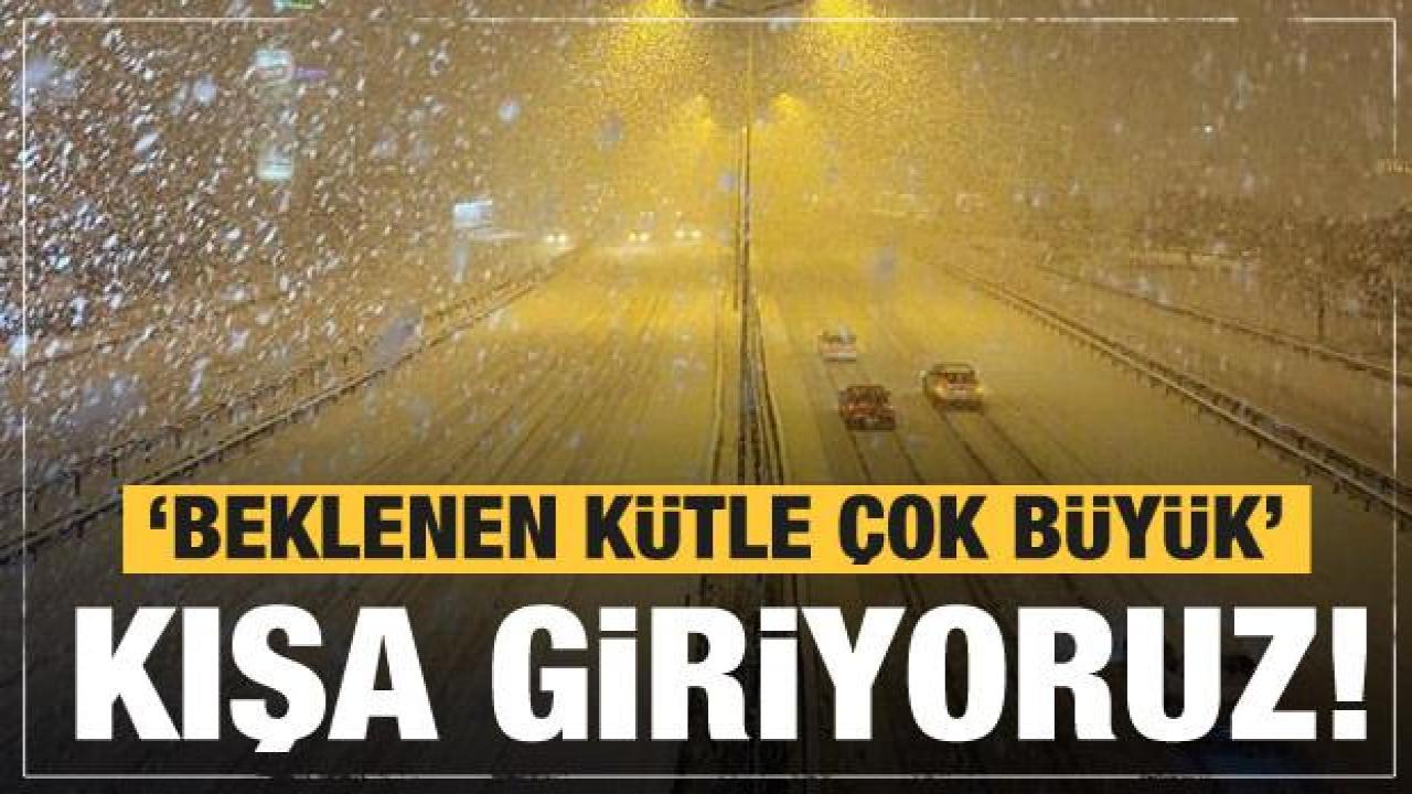 Kış yeni başlıyor! Kar yağışı geliyor! Beklenen kütle büyük...