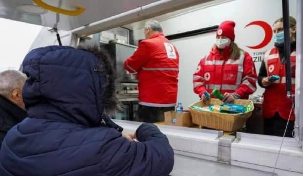 Kızılay’dan Ukrayna'ya insani yardım malzemesi desteği