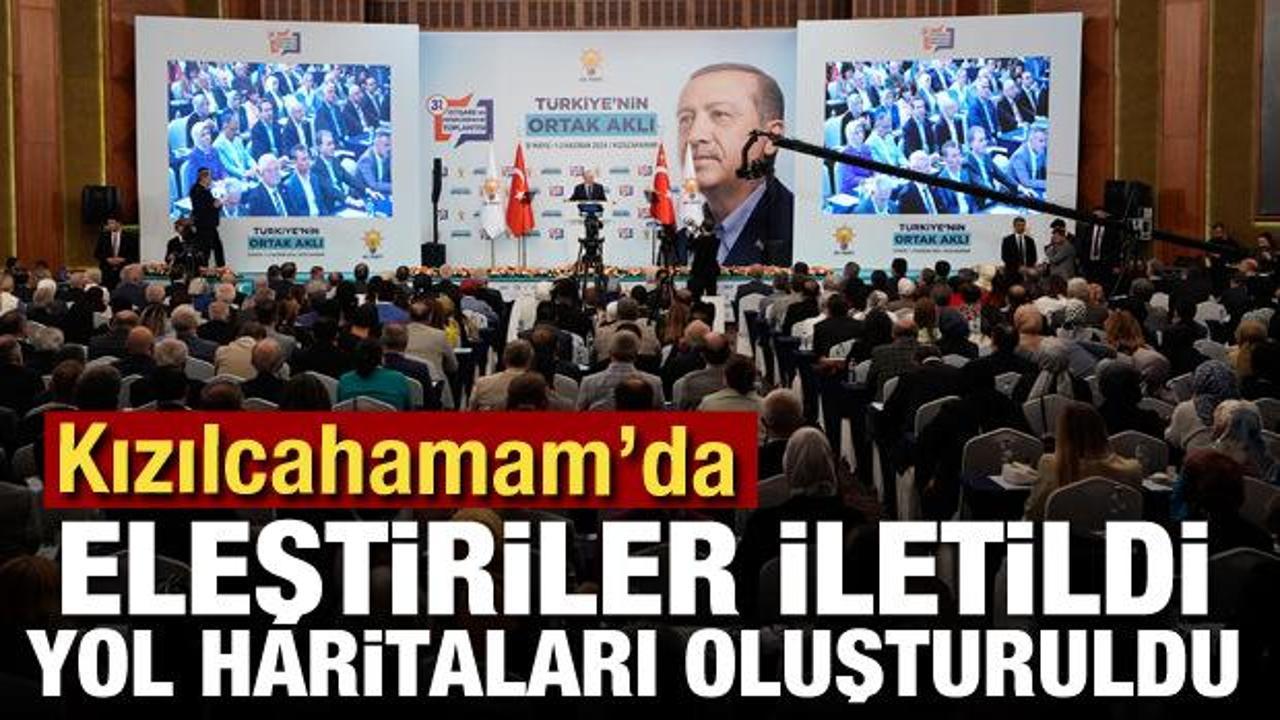 Kızılcahamam'da eleştiriler iletildi yol haritaları oluşturuldu