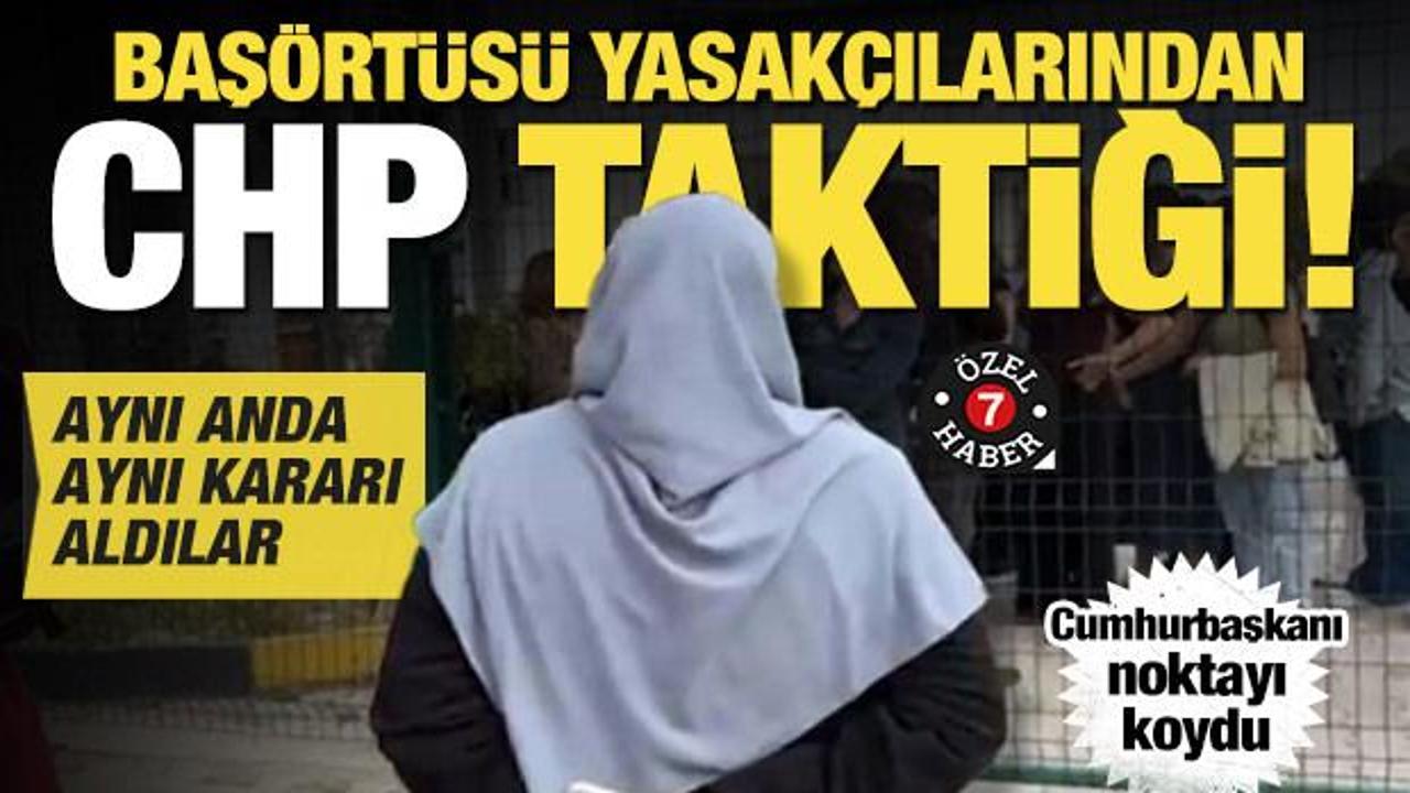 KKTC'de başörtüsü yasakçıları CHP'nin izinde! 'Sokak' kararı aldılar