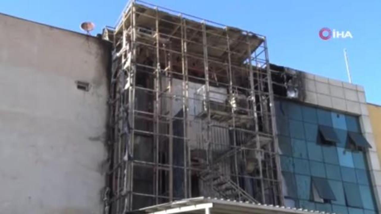 Klimadan çıkan yurttaki yangın kısa sürede söndürüldü