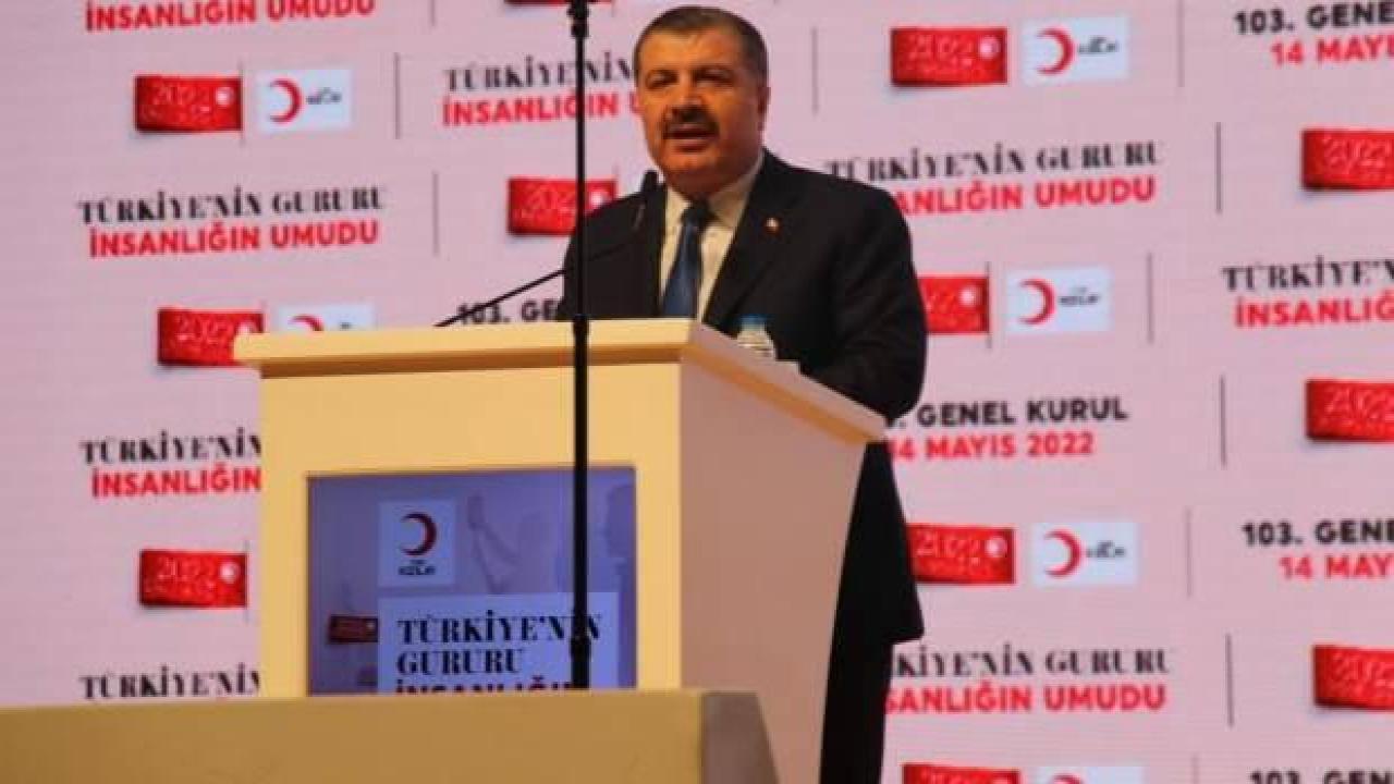 Koca: Kan ihtiyacı olan her hastamıza Kızılay'ın eli uzanıyor