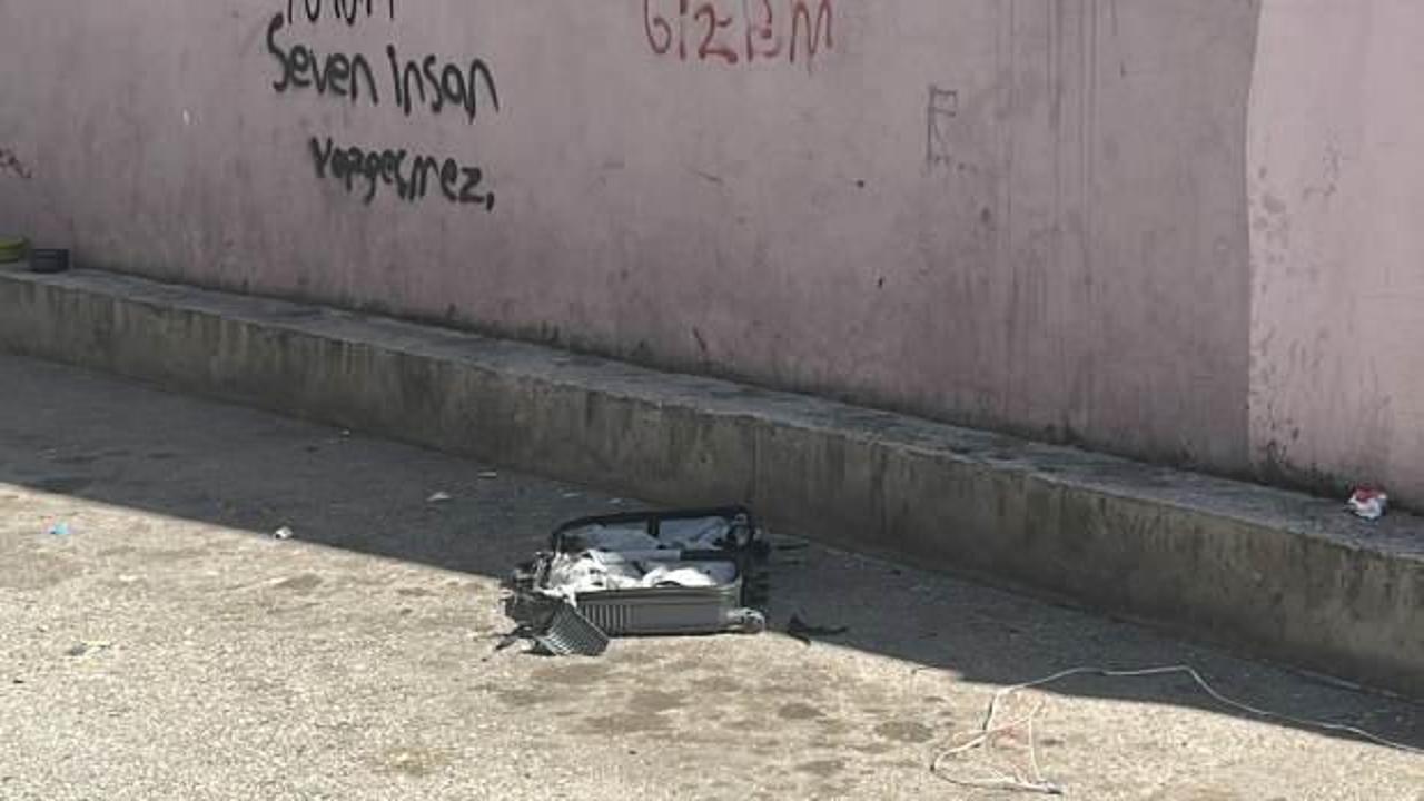 Kocaeli’de şüpheli valiz paniği! Fünye ile patlatıldı
