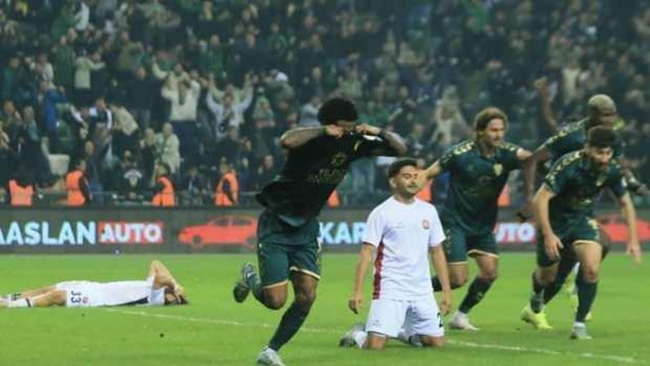 Kocaelispor, Karagümrük'ü 90+3'te yıktı