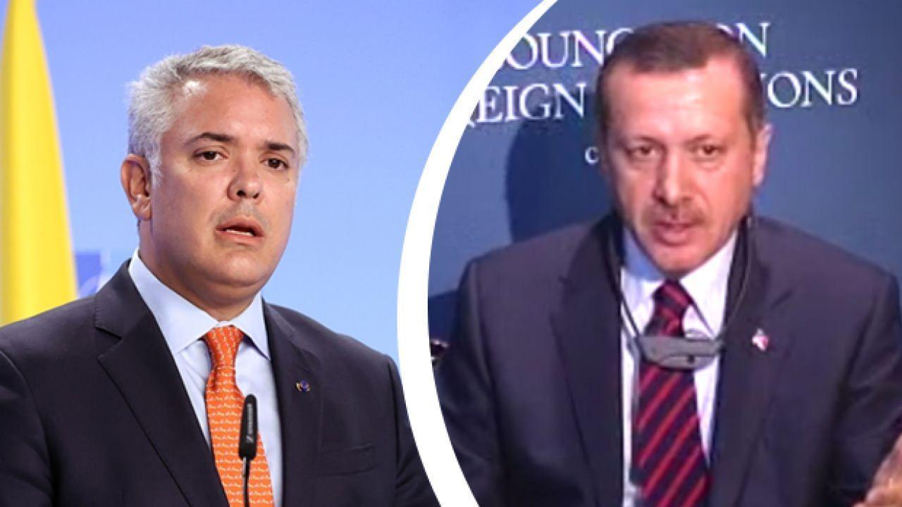 Kolombiya Cumhurbaşkanı’nın öğrenciyken 15 yıl önceki Tayyip Erdoğan hatırası
