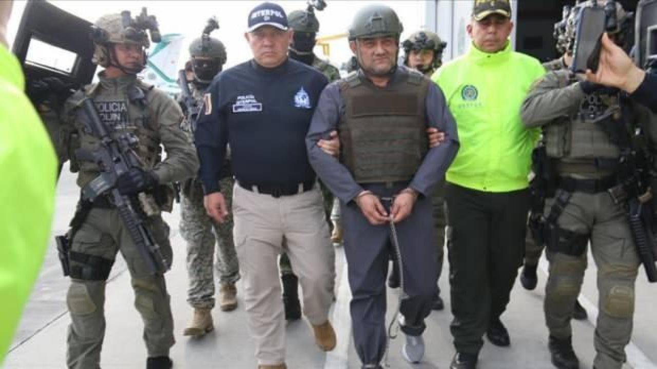 Kolombiya 'Otoniel' lakaplı uyuşturucu kaçakçısını ABD'ye iade etti