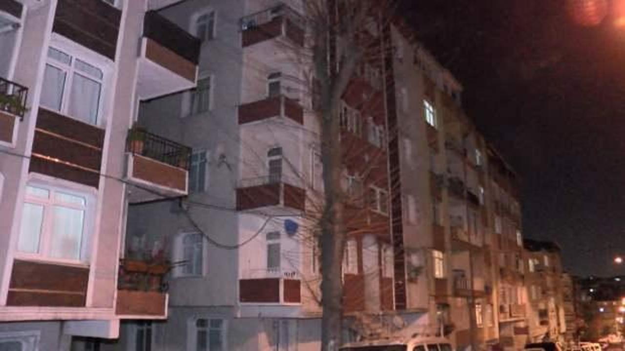 Kolonlar çatırdadı! Güngören'de panik...Bina tahliye edildi