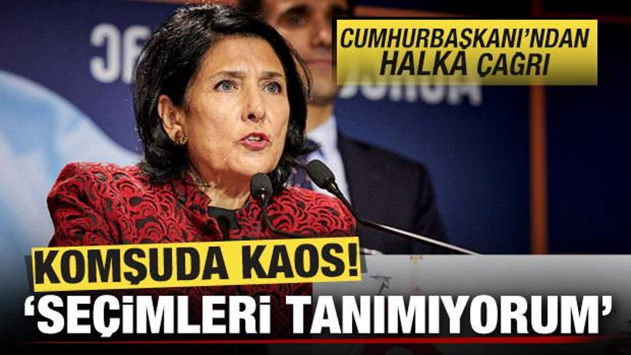 Komşuda kaos! Cumhurbaşkanı'ndan halka çağrı: Seçimleri tanımıyorum!