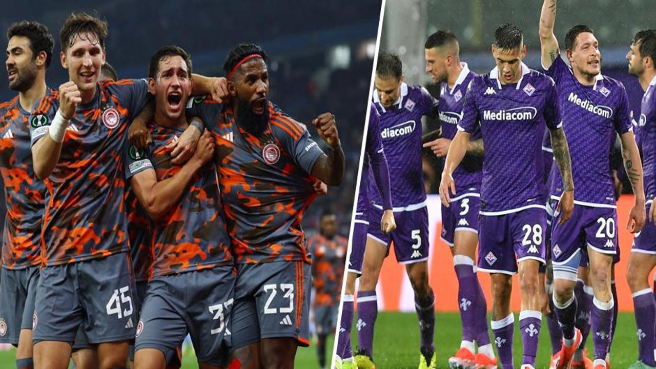 Konferans Ligi'nde final gecesi! Olympiakos - Fiorentina! Muhtemel 11'ler