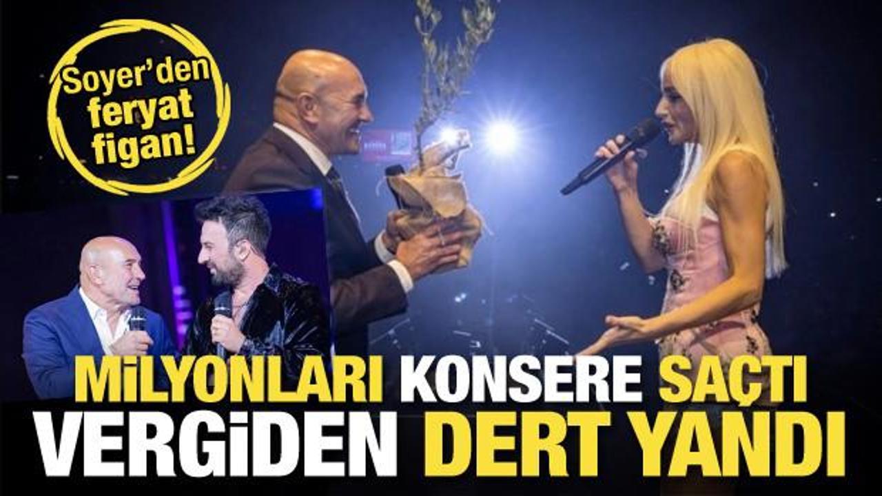 Konserde müsrif, vergide cimri: Tarkan için 23,5 milyon ödeyen Soyer'den 'vergi' şikayeti
