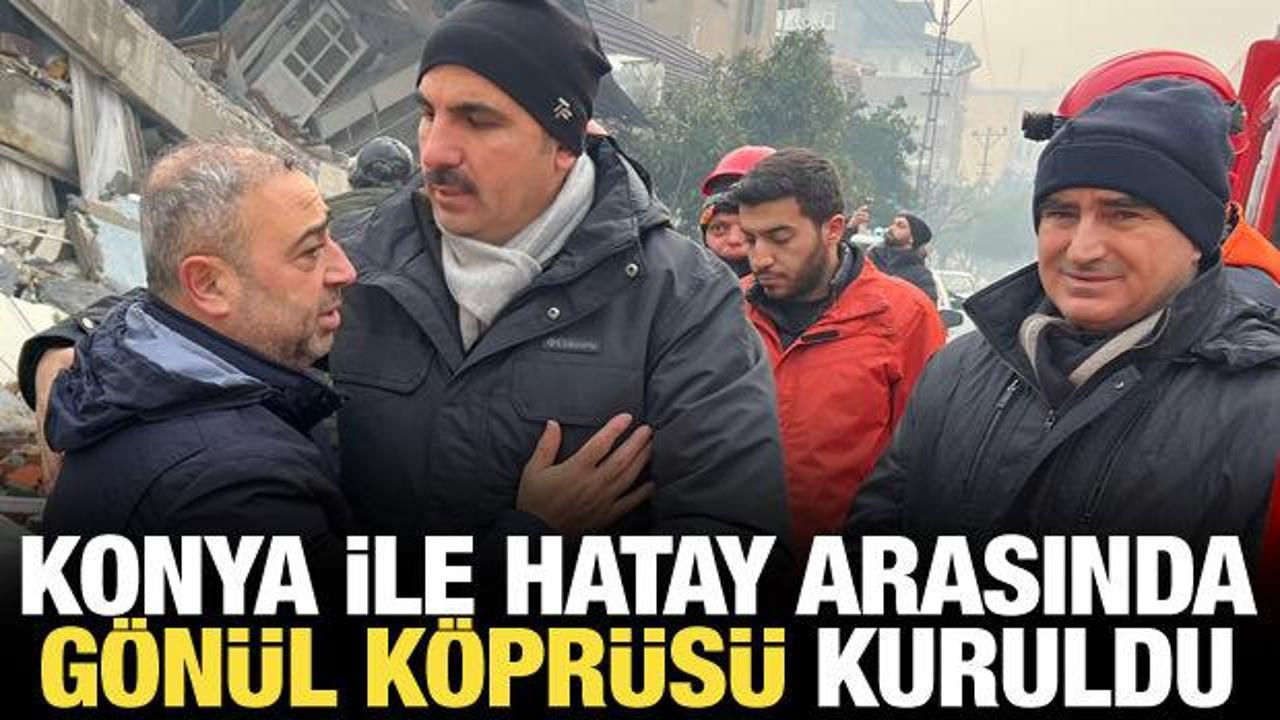 Konya ile Hatay arasında gönül köprüsü kuruldu