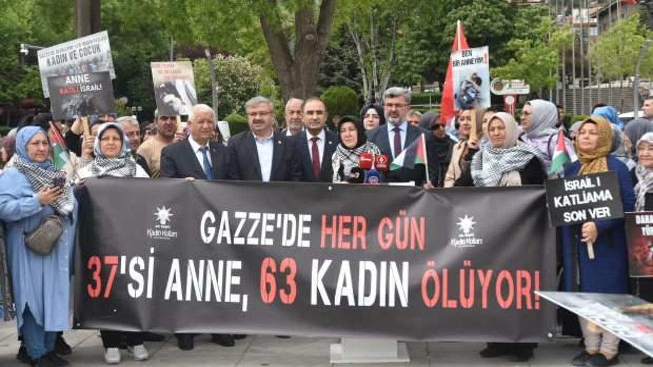 Konya ve Afyonkarahisar'da AK Parti'li kadınlar Filistinli anneler için toplandı
