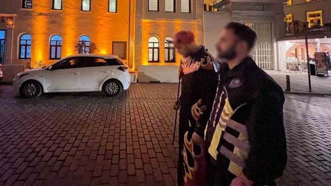 Köprüde 'kostümlü koşuya' gözaltı!