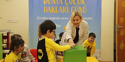 Kreş Öğrencilerinden 'İnsan Hakları ve Demokrasi' Mesajı