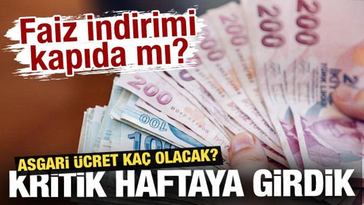 Kritik haftaya girdik! Faiz indirimi kapıda mı?