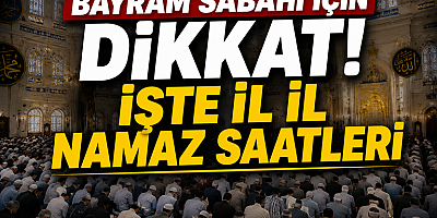 Kurban Bayramı Namazı Saat Kaçta? Diyanet İl İl Açıkladı